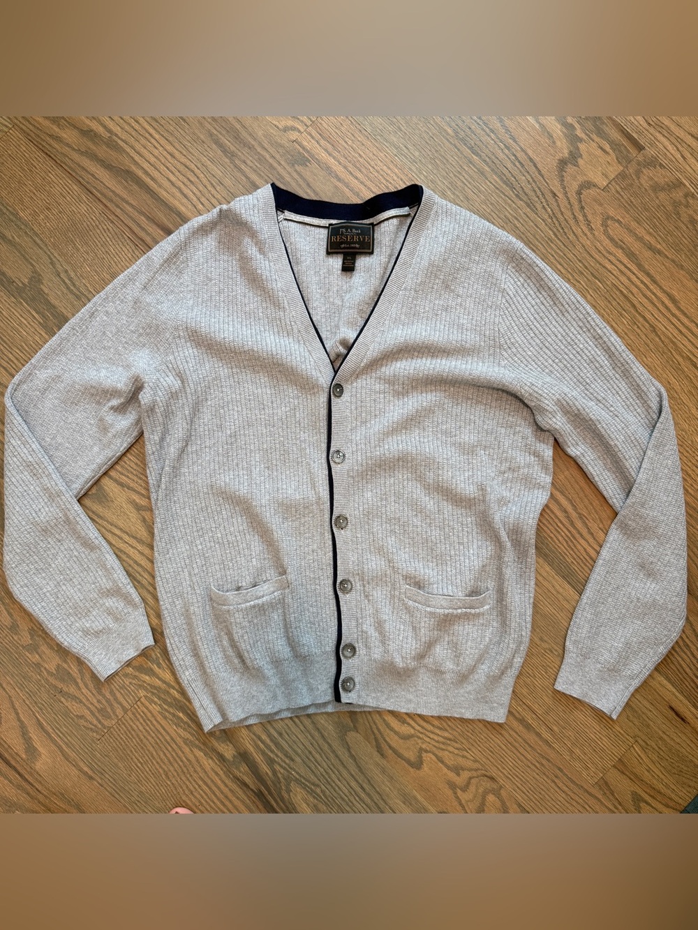 Cotton Silk Button Cardigan Sweater Men XL Grandpacore Academia Dad 90s Layering